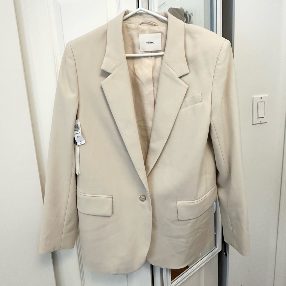 Aritzia wilfred generation blazer Birch